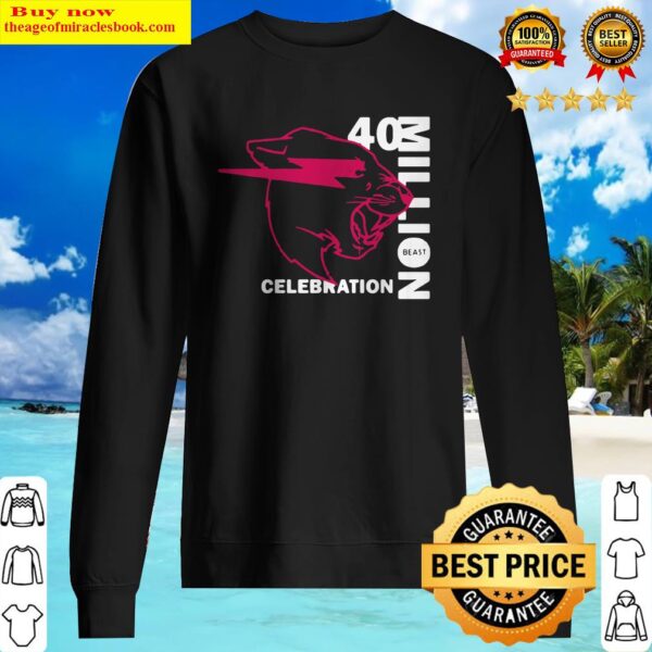 Mr beast 40 million celebration Sweater