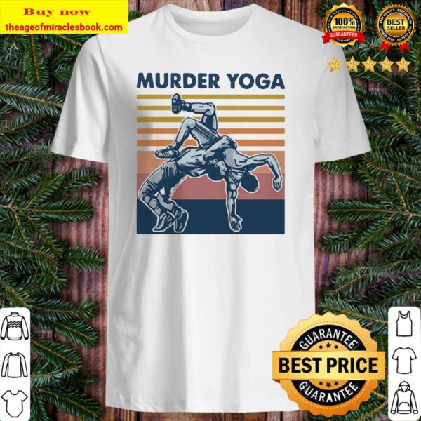 Murder Yoga Vintage Retro Shirt