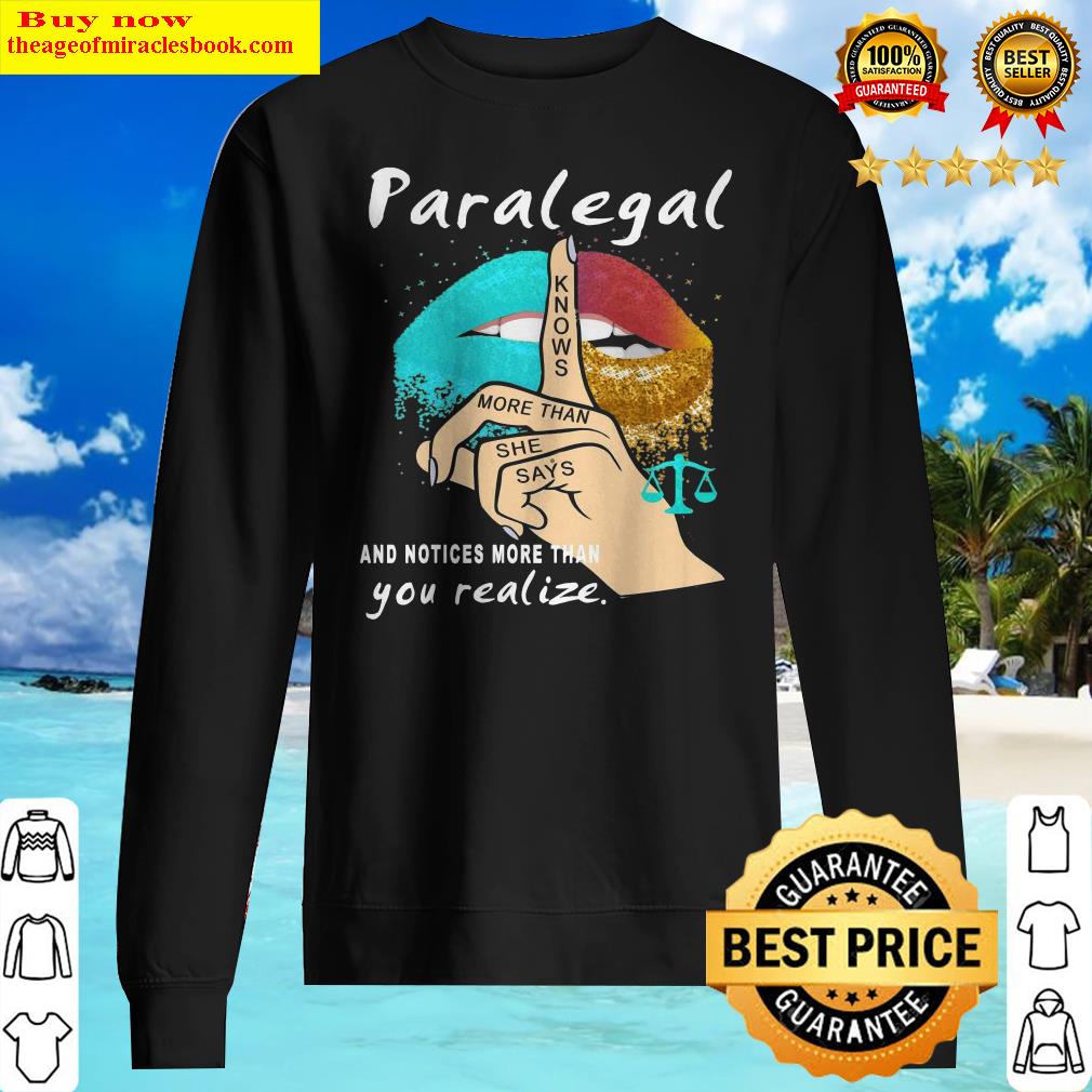 Paralegal And Notices More Than You Realize Lips Sweater