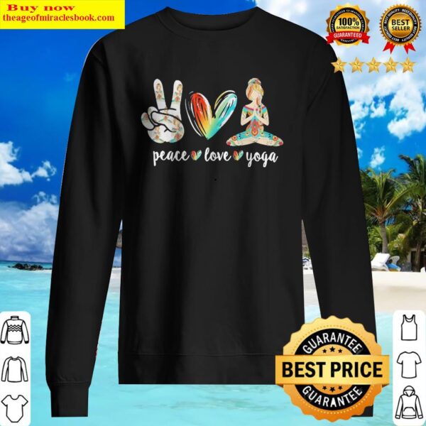 Peace Love Yoga Sweater