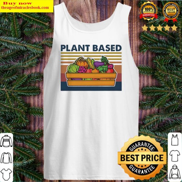 Plant Based Vegan Vintage Retro Tank Top