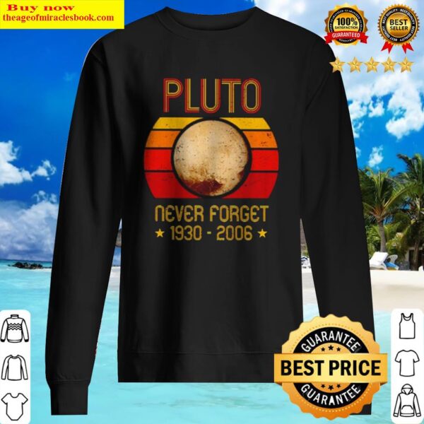Pluto never forget 1930 2006 retro Sweater