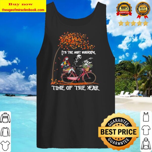 Sally and Jack Skellington it’s the most wonderful time of the year Tank top