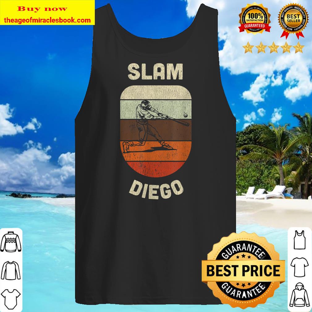 Slam Diego Shirt San Diego Souvenirs and Gift Baseball Fans Tank top
