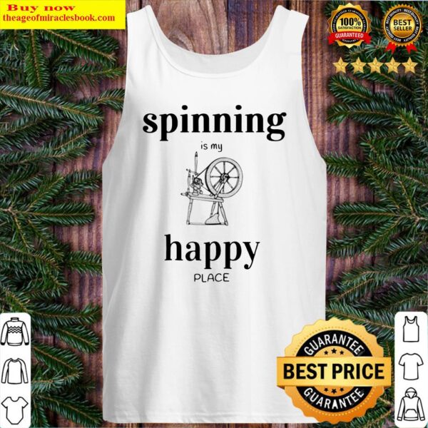 Spinning is my happy place Tank Top