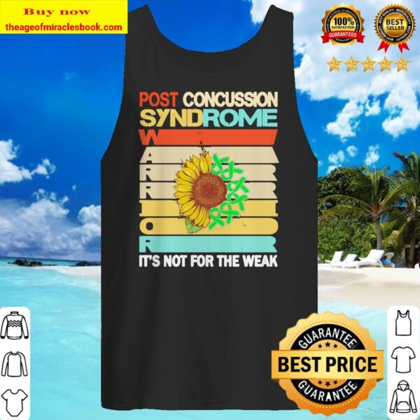 Sunflower post concussion syndrome it’s not for the wear vintage Tank top