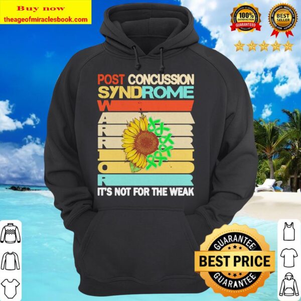 Sunflower post concussion syndrome it’s not for the wear vintage hoodie