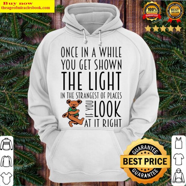 Teddy One In A While You Get Shown The Light In The Strangest Of Places Hoodie