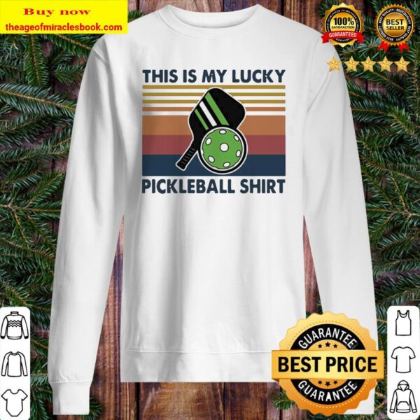 This is my lucky pickleball vintage retro Sweater