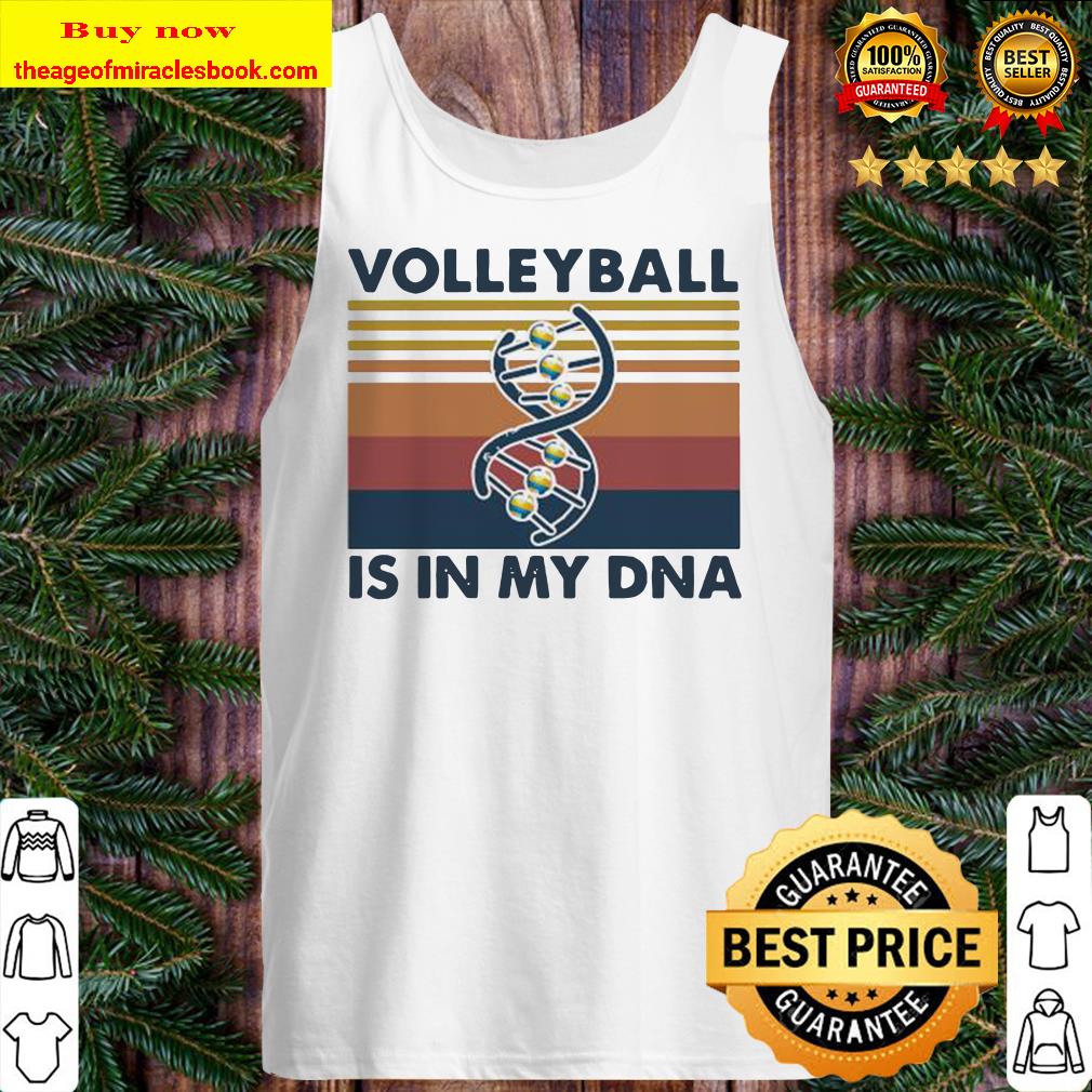 Volleyball is in my DNA vintage retro Tank top