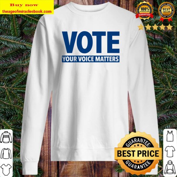 Vote – Your Voice Matters Election Sweater