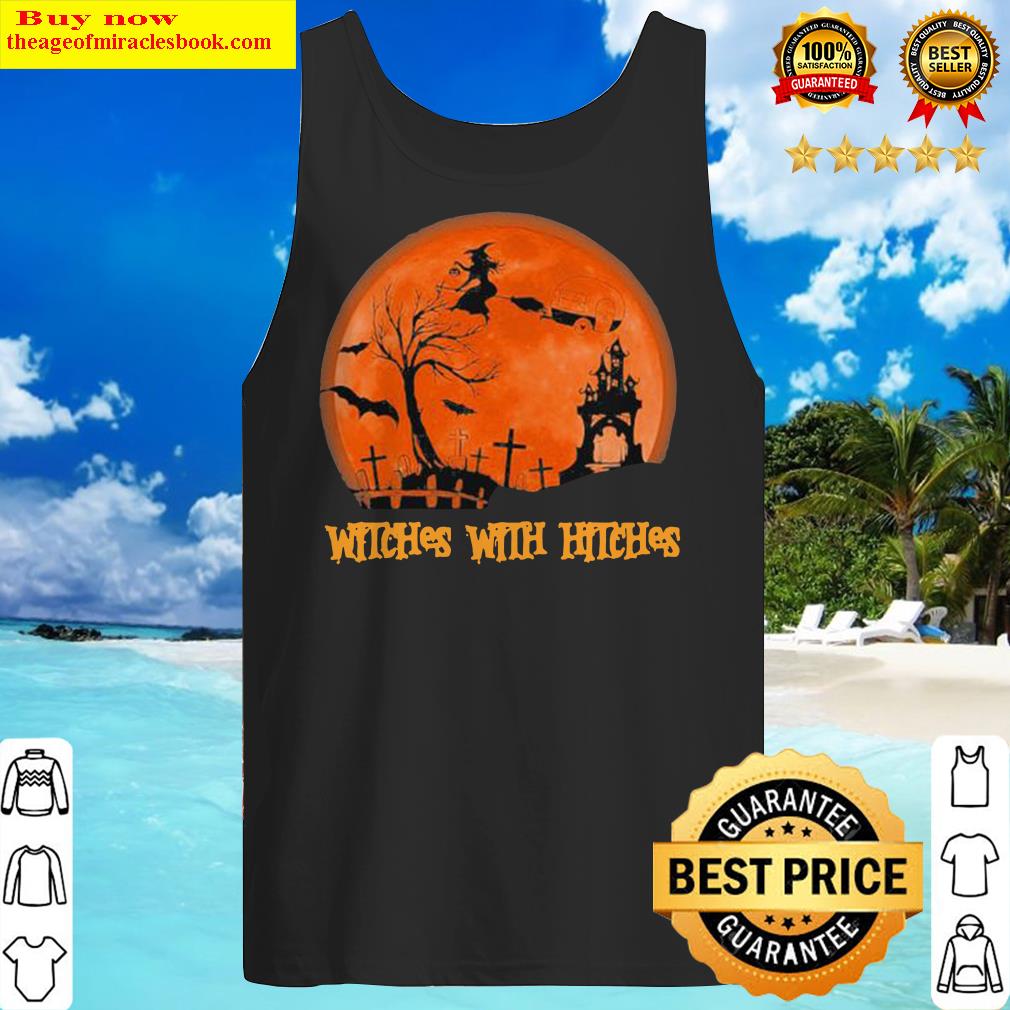 WITCHES WITH HITCHES SUNSET HALLOWEEN Tank Top