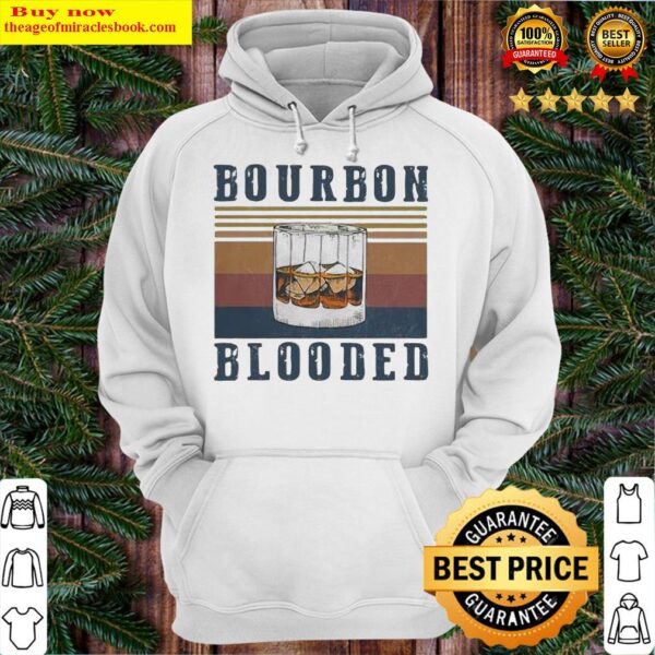 Wine Bourbon Blooded Vintage Hoodie