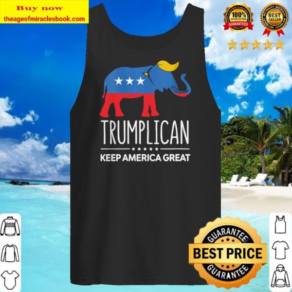 Womens Trumplican Elephant Trump 2020 Kag Keep America Great Tank top