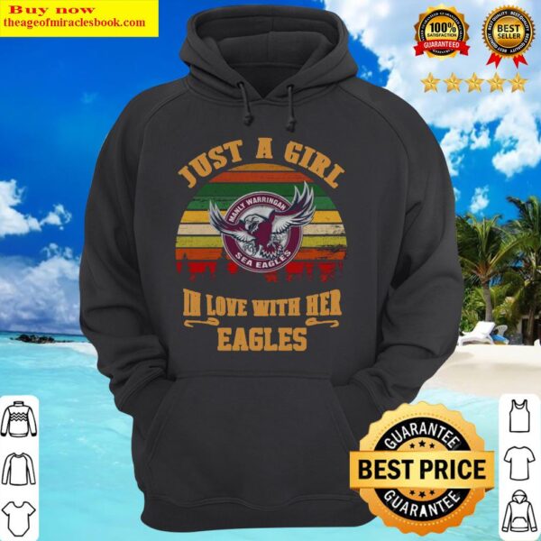 manly-warringah-just-a-girl-in-love-with-her-eagles-vintage-retro Hoodie