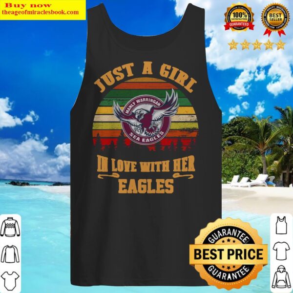 manly-warringah-just-a-girl-in-love-with-her-eagles-vintage-retro Tank Top