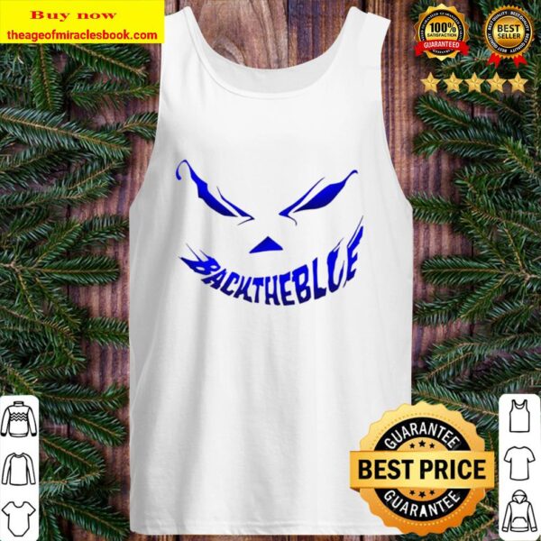 Back The Blue The Green Halloween Tank Top