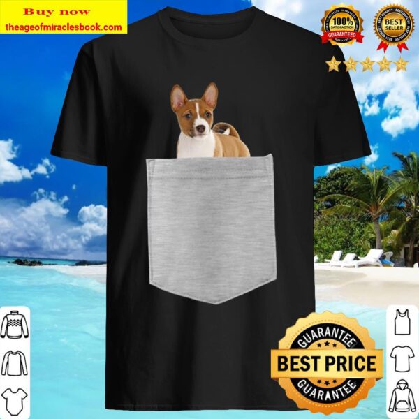 Basenji Dog In Your Pocket Shirt