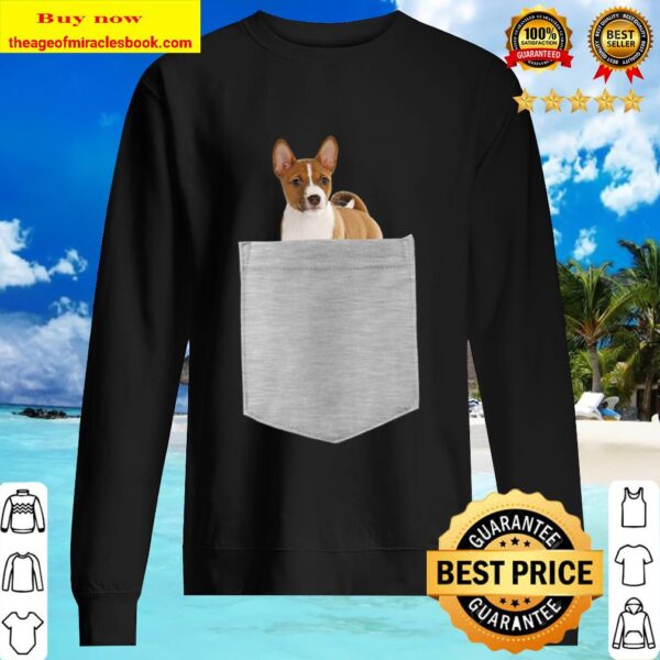Basenji Dog In Your Pocket Sweater