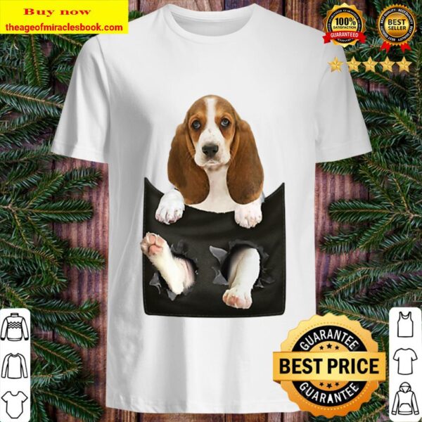 Basset Hound In Pocket Puppy Shirt