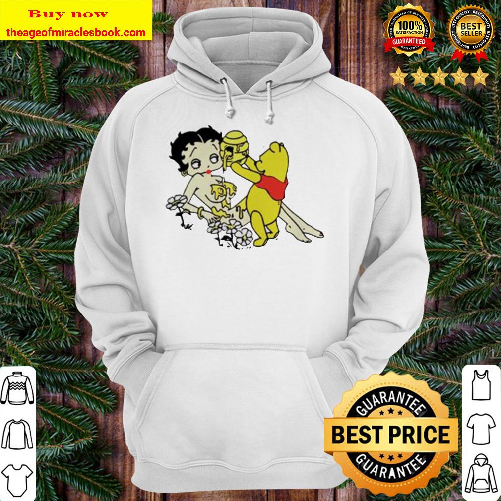 Betty Boop tits Winnie the Pooh Hoodie