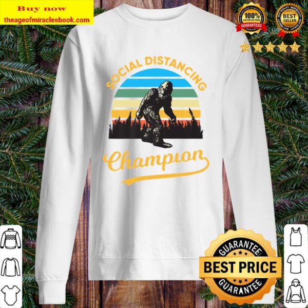 Bigfoot Social Distancing Champion Premium Sweater