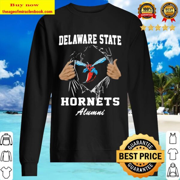Blood inside delaware state hornets alumni Sweater