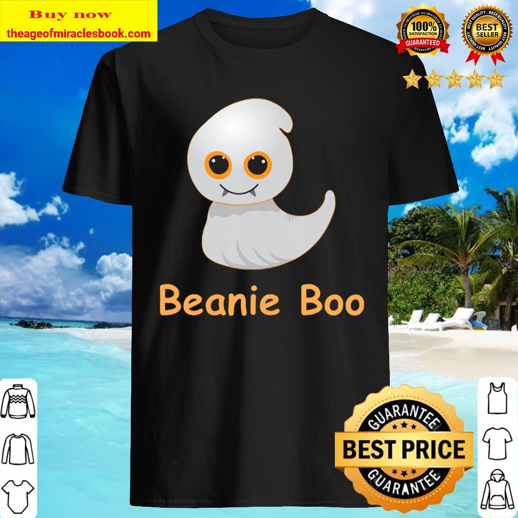 Boo Girls Womens Funny Halloween Ghost Beaniee Booo Doll shirt