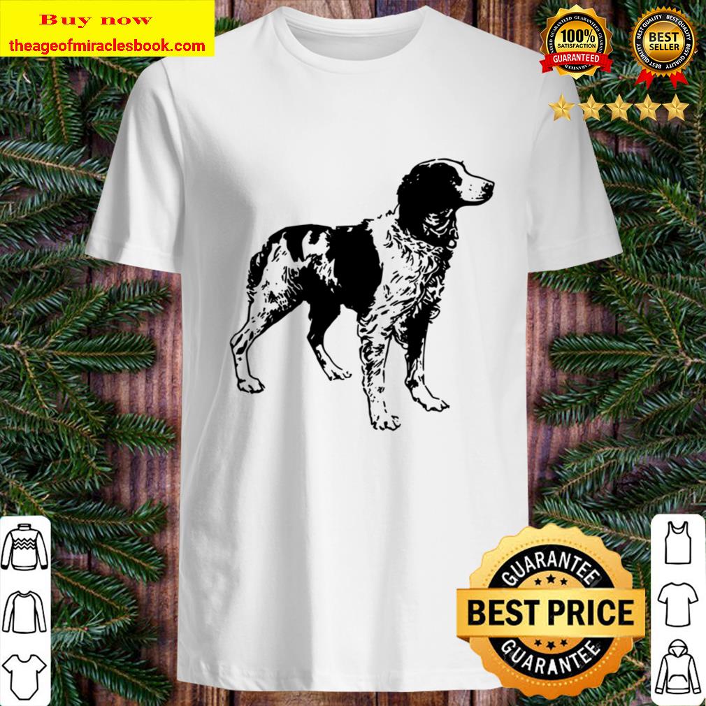 Brittany Spaniel Dog Love Dogs Mothers Fathers Day Shirt