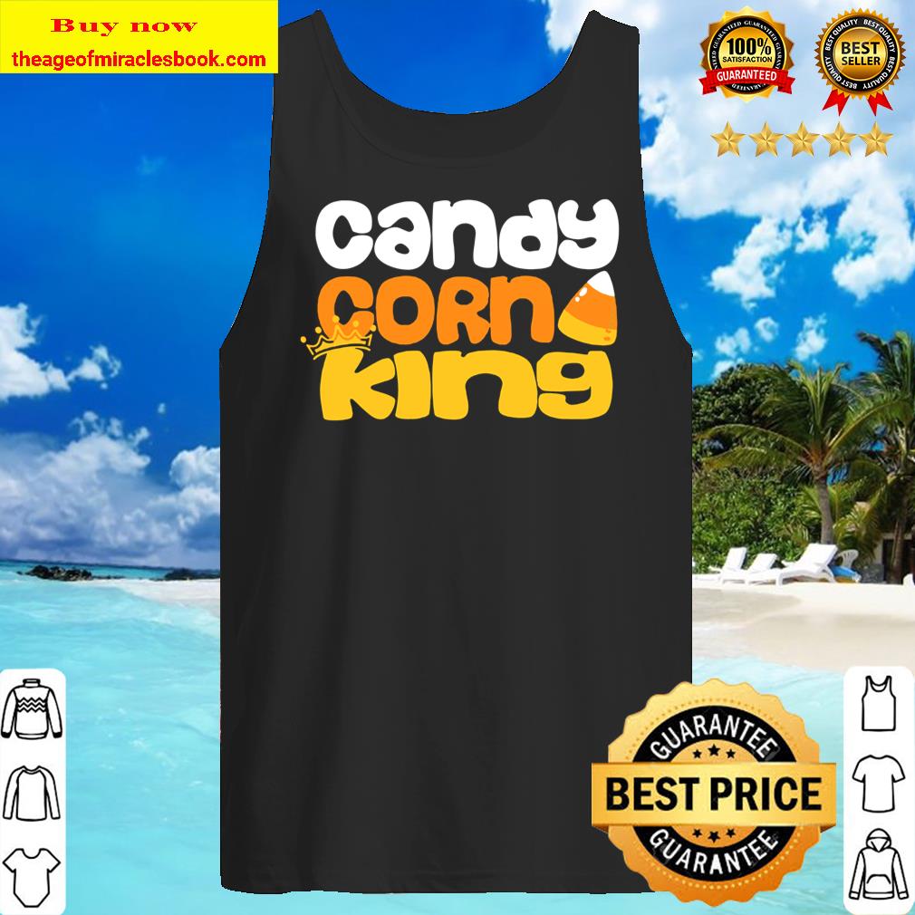 Candy Corn King Tshirt Halloween Candy Costume Tank Top