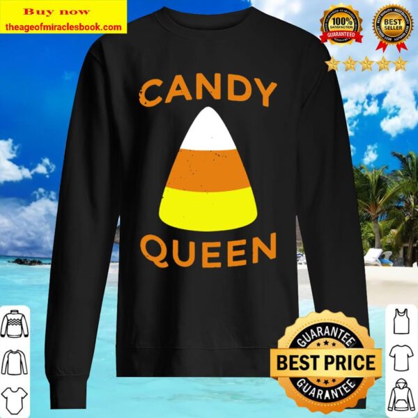Candy Corn Queen Halloween Sweater
