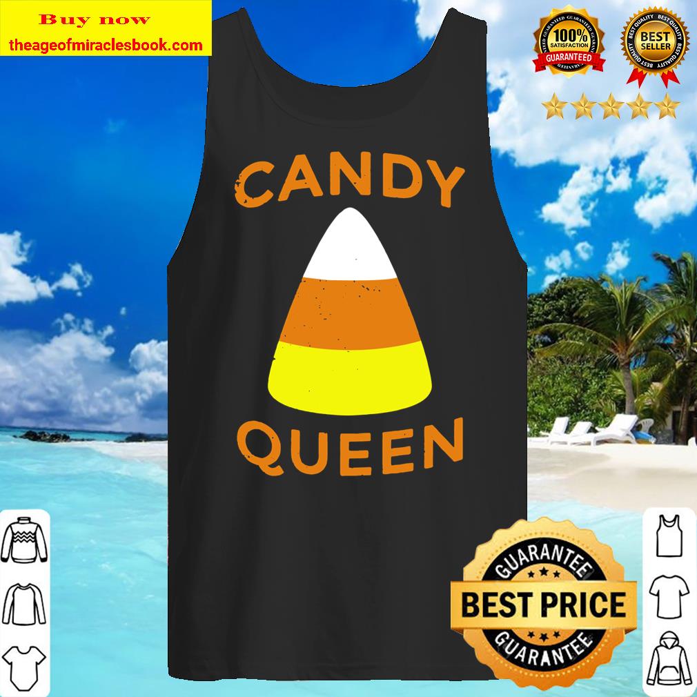 Candy Corn Queen Halloween Tank Top