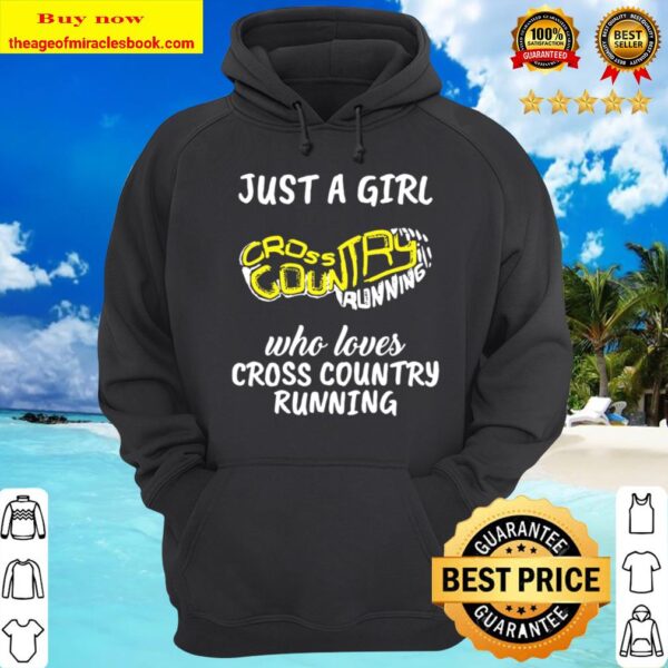 Cc Runner Gift Just A Girl Who Loves Cross Country Running Hoodie