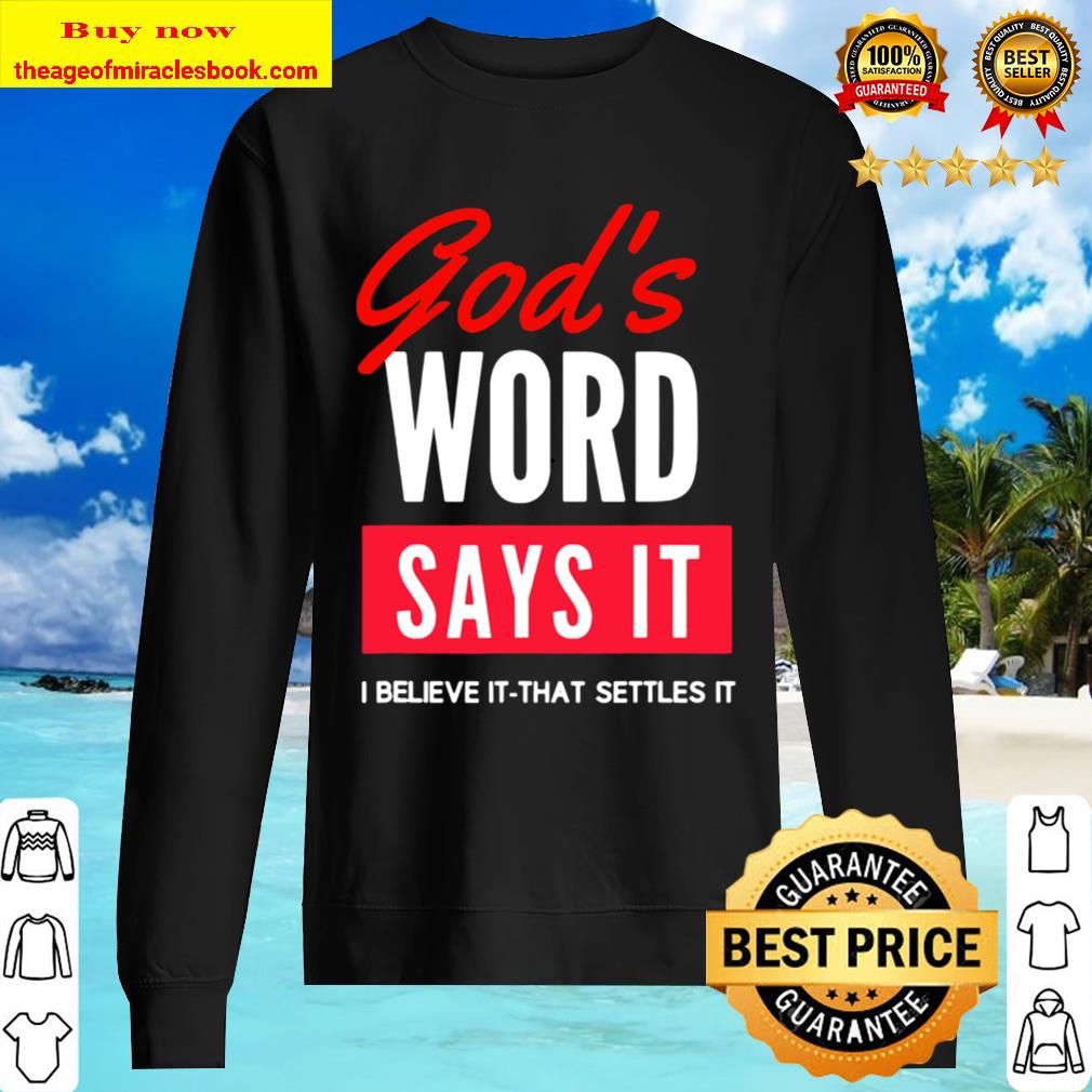 Christian Faith-Based God’s Word Says Sweater