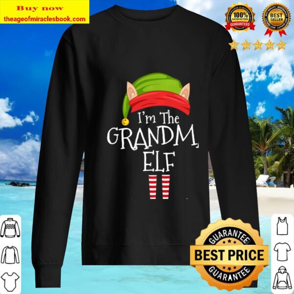 Christmas Family Matching Costume I’m The Grandma Elf Xmas Sweater