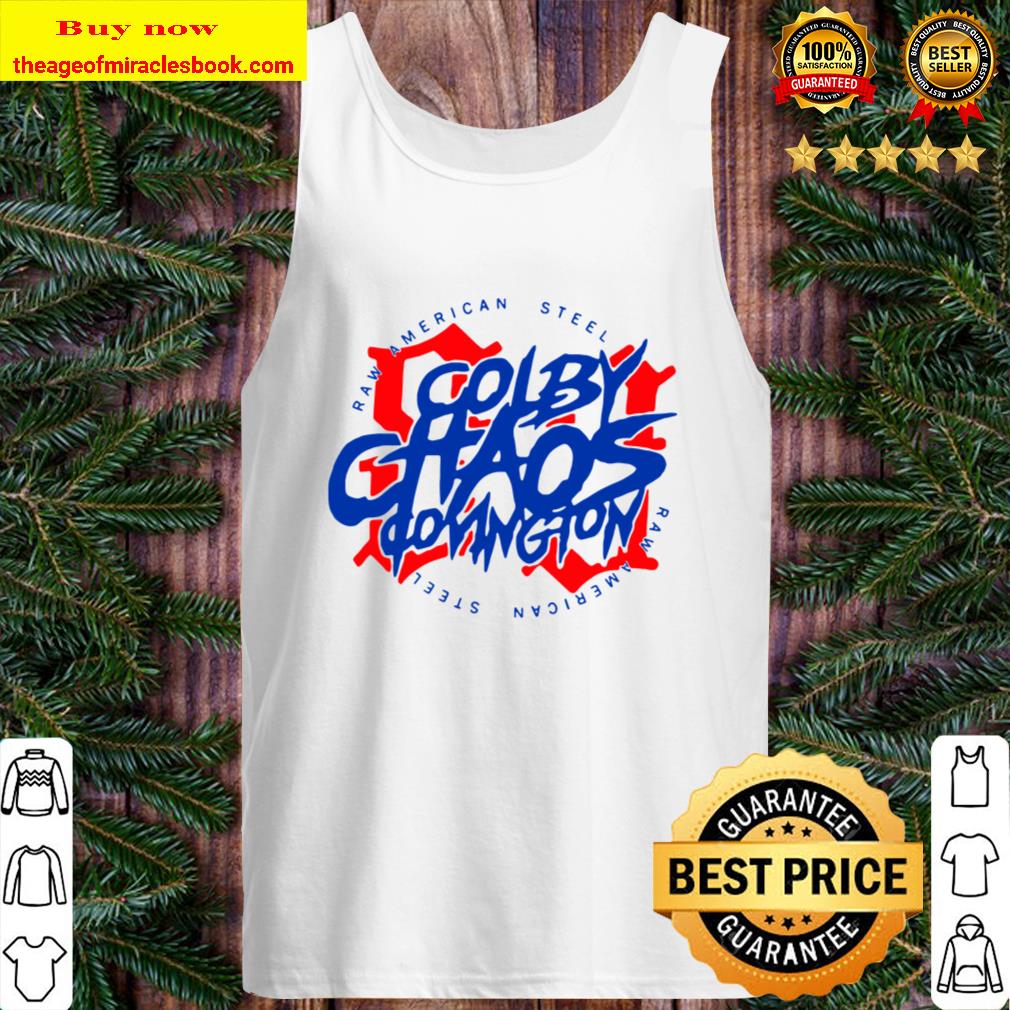 Colby Chaos Covington Raw American Steel 91 Tank Top