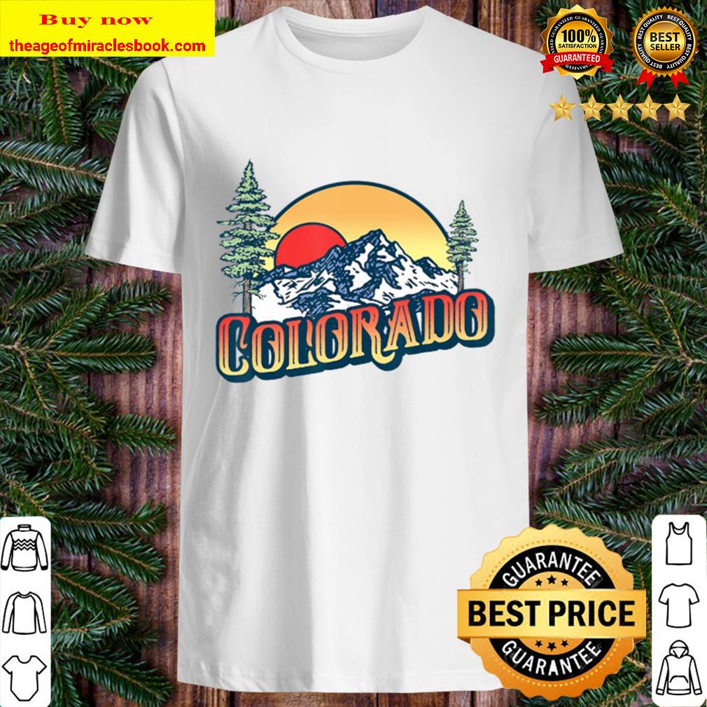 Colorado Vintage Mountains Eighties Graphic Shirt