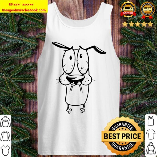 Courage The Cowardly Dog Scared Tank Top