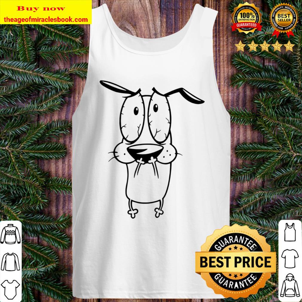 Courage The Cowardly Dog Scared Tank Top