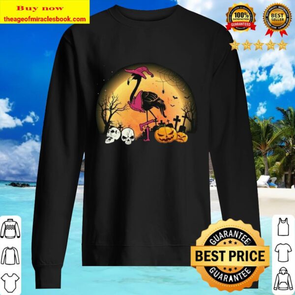 Flamingo halloween T-shirt, Halloween gifts, Halloween shirts, Flaming Sweater