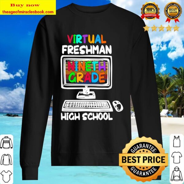 Freshman Ninth 9th Grade Virtual Learning High School Sweater