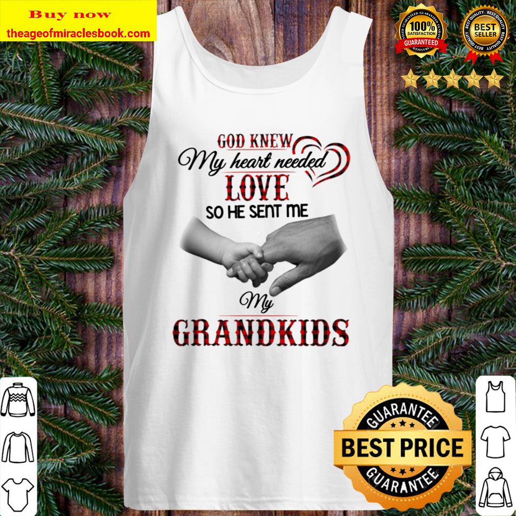 GOD KNEW MY HEART NEEDED LOVE Hooded Tank Top