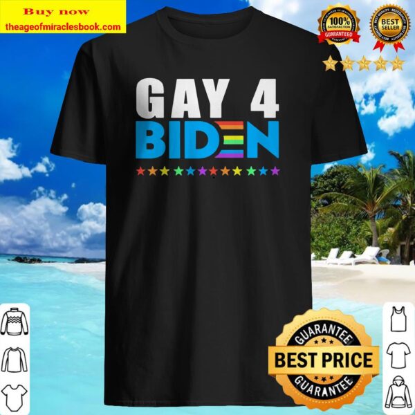 Gay 4 Biden Joe Biden 2020 Harris Rainbow LGBT Premium Shirt