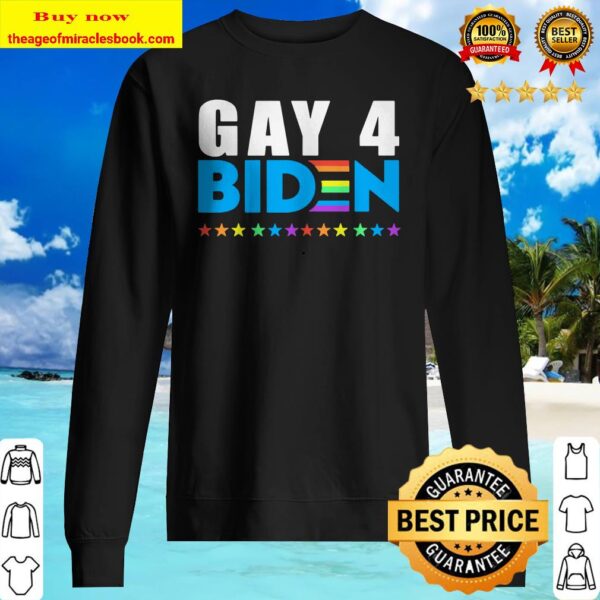 Gay 4 Biden Joe Biden 2020 Harris Rainbow LGBT Premium Sweater