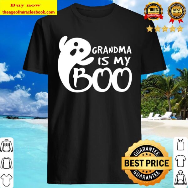 Grandma Is My Boo Ghost Halloween Shirt