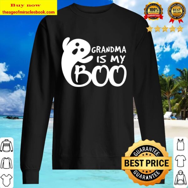 Grandma Is My Boo Ghost Halloween Sweater