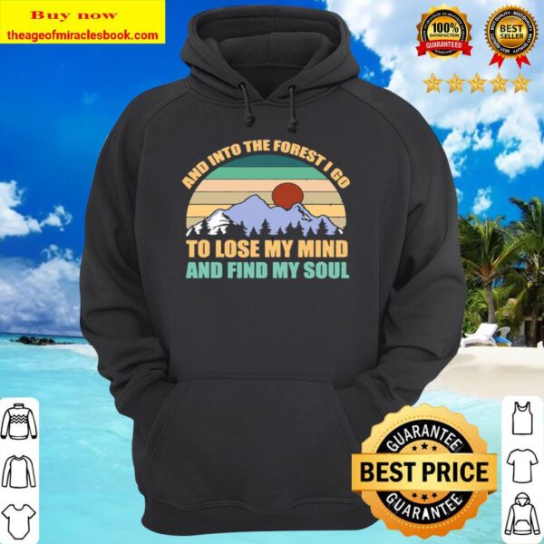 Great Gift Forest Hiking Camping Trekking Snow Mountains Hoodie