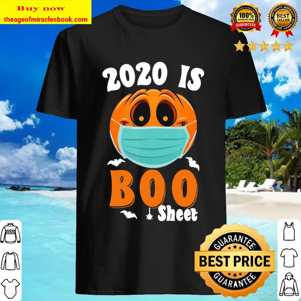 Halloween 2020 Boo Sheet Pumpkin Mask T-Shirt