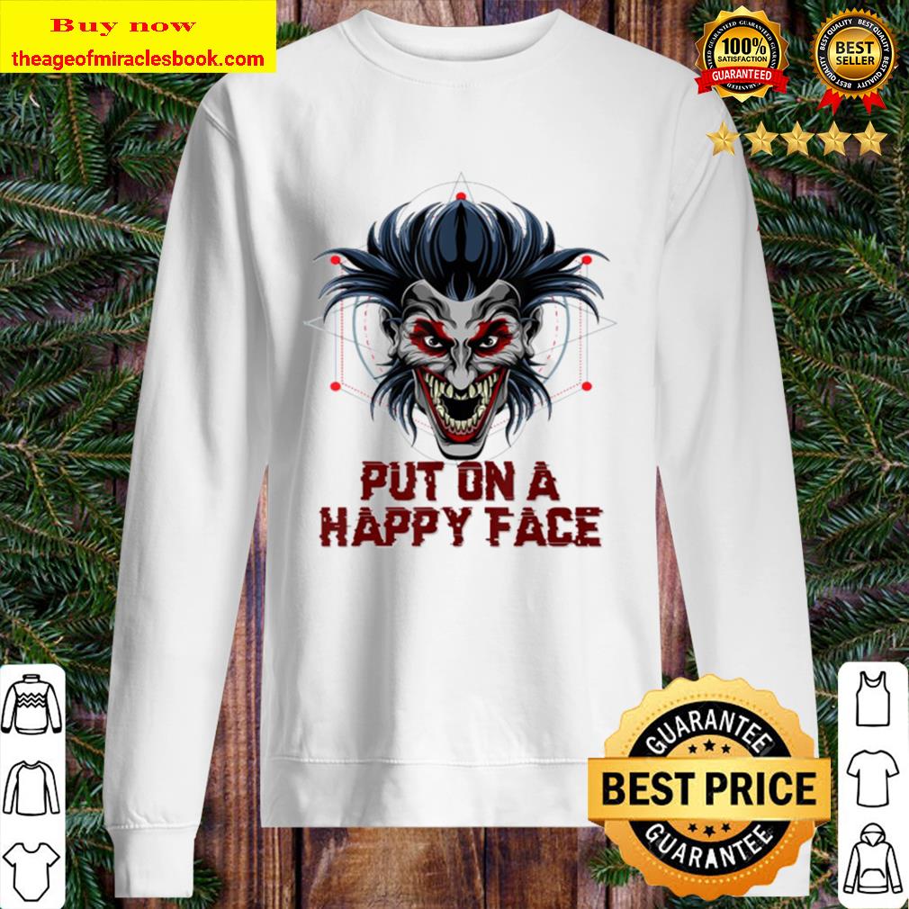 Halloween Evil Killer Scary Clown Horror Gift Sweater