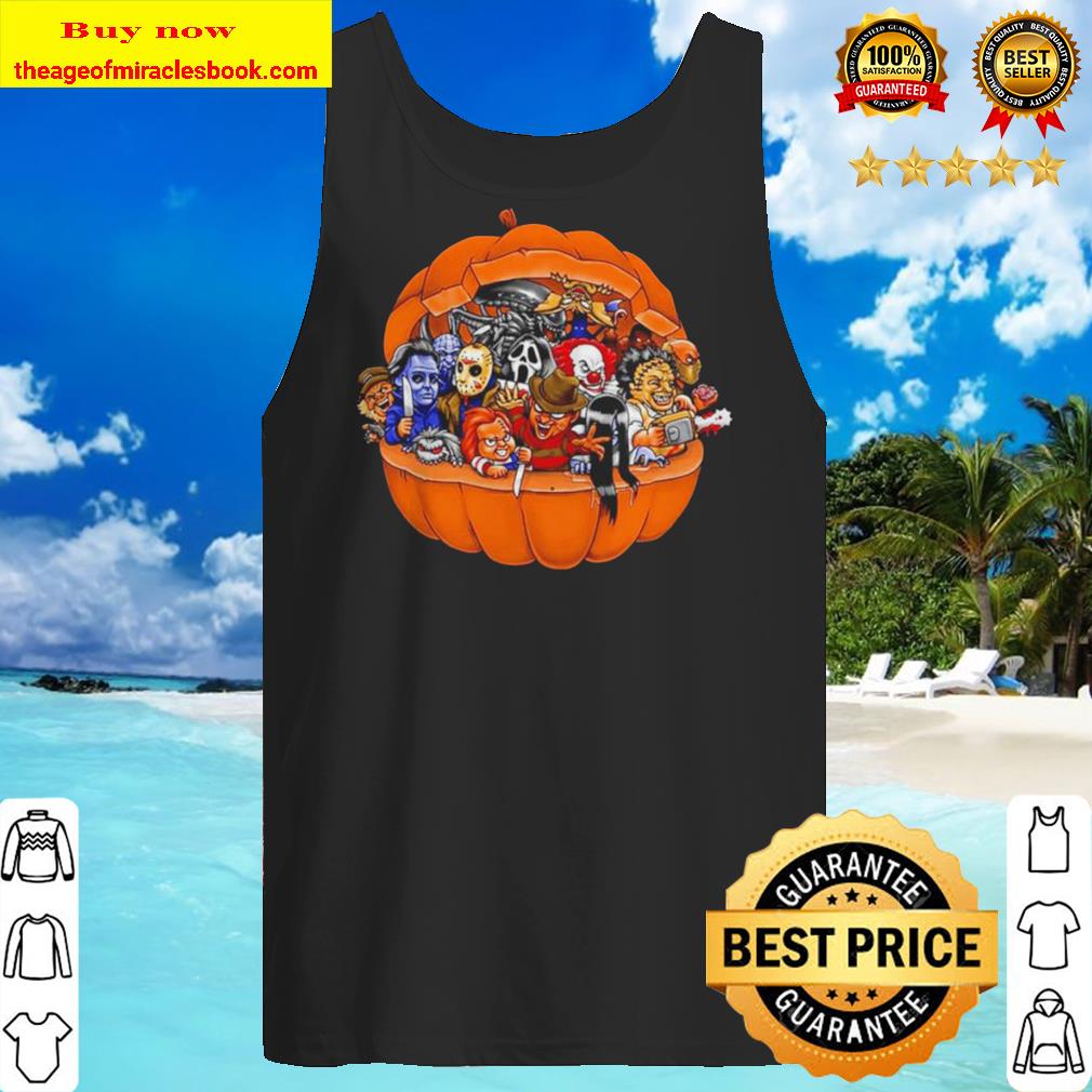 Halloween is coming horror movies characters chibi Tank top